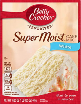 BETTY CROCKER Favorites  'White' Super Moist Cake Mix 403 gr